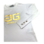 GAELLE shirt girocollo tinta unita con logo Bianco per Bambina 2741M00325 BIANCO GAELLE 