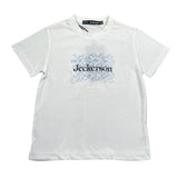 Jeckerson T-Shirt tinta unita con Stampa Bianco per Bambino JB3303 BIANCO JECKERSON 