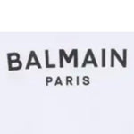 Balmain Felpa Tinta Unita Girocollo con Stampa per Bambino BW4P70 BIANCO BALMAIN 