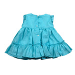 Juliana Abito Giromanica Tinta Unita per Neonata 25127 TURCHESE JULIANA 