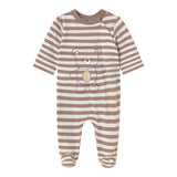 Mayoral Tutina Manica Lunga Fantasia A Righe per Neonato 1709 BIANCO/BEIGE MAYORAL 