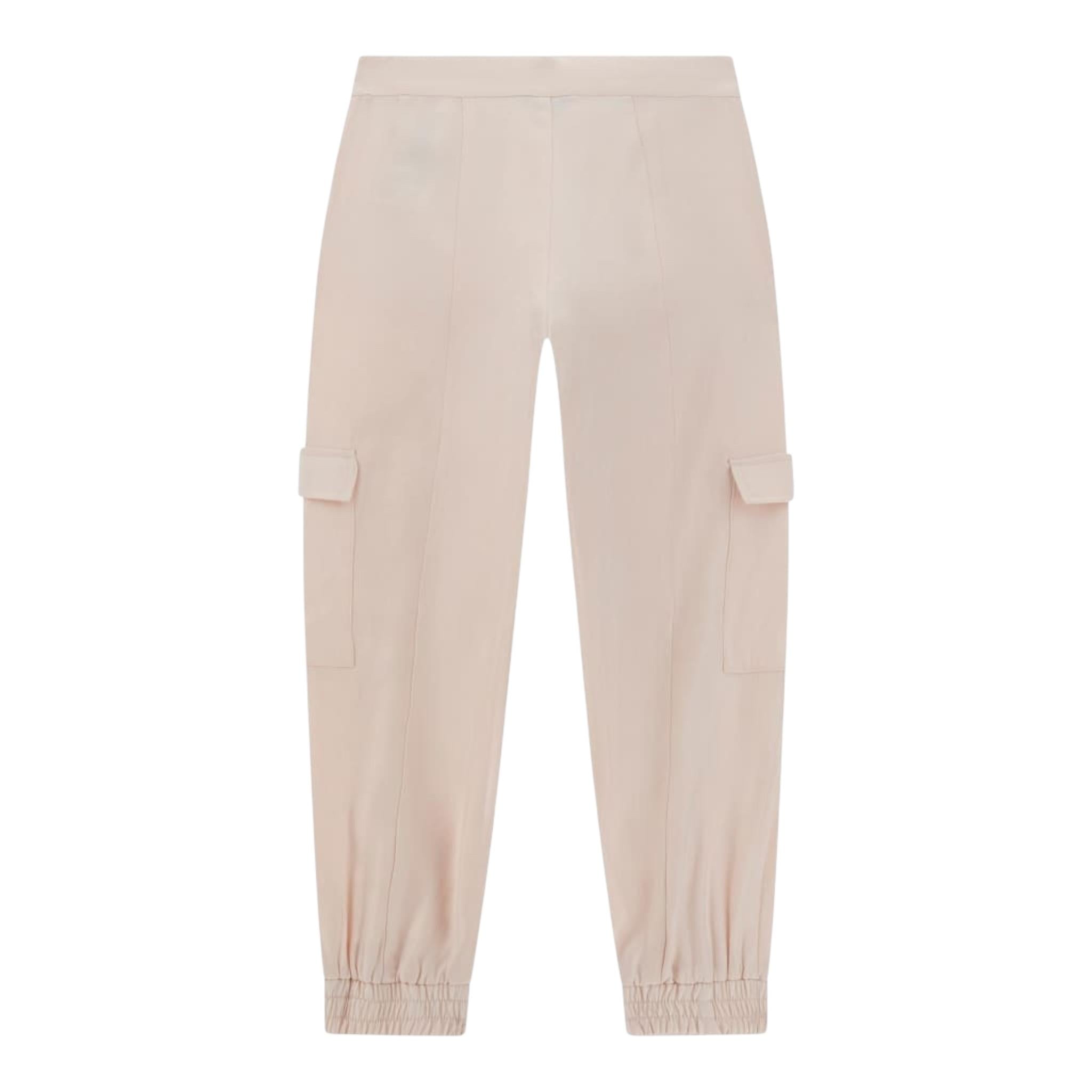 Guess Pantalone Tinta Unita con Girovita Regolabile per Bambina J4RB03WFYV0 ROSA GUESS 