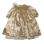 NANAN abito manica lunga in velluto Oro per Neonata I2352118P ORO NANAN 