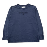 TRUSSARDI shirt girocollo tinta unita con stampa Blu per Bambino TBA25133TS BLU TRUSSARDI 