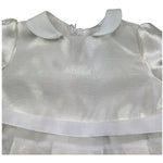 Le Bebe Abito Mezza Manica Tinta Unita per Neonata LBG0757 PANNA LE BEBE 