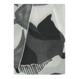 Manila Grace Sciarpa Tinta Unita con Stampa per Bambina 268FMJS25 GRIGIO MANILA GRACE 