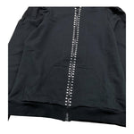 MONNALISA felpa con zip e cappucci tnta unita Nero per Bambina 196804RA NERO MONNALISA 