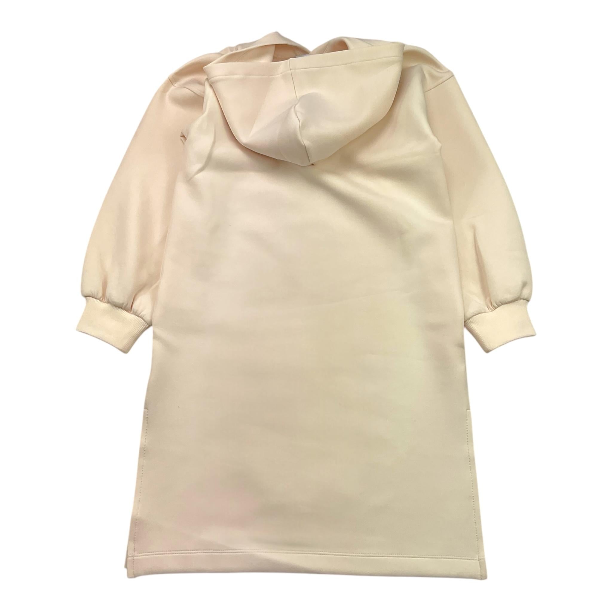 MOSCHINO abito modello felpa tinta unita con stampa Beige per Bambina HDV0GR BEIGE MOSCHINO 