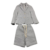 Sp1 Complete 2 Piece Ceremony Solid Color Jacket-Bermuda Blue For Newborn