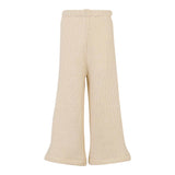 DOU DOU pantalone tinta unita modello a zampa Panna per Bambina DV6B30XX PANNA DOU DOU 