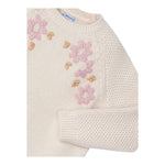 MAYORAL maglia girocollo tinta unita con ricami Beige per Bambina 4354X BEIGE MAYORAL 