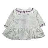 Ilfarobimbi Giacca tinta unita con Profili In Contrasto Bianco per Bambina IFB40714 BIANCO ILFAROBIMBI 