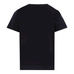 Balmain T-Shirt Girocollo Tinta Unita con Stampa per Bambino BT8P41X NERO BALMAIN 