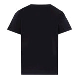 Balmain T-Shirt Girocollo Tinta Unita con Stampa per Bambino BT8P41X NERO BALMAIN 