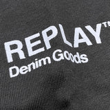 Replay T-Shirt Girocollo Tinta Unita con Stampa per Bambino SB7119 BLU REPLAY 
