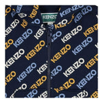 KENZO completo 2pz felpa-pantalone tinta unita logato Blu per Neonato K60511 BLU KENZO 