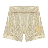 Karl Lagerfeld Short Tinta Unita con Zip per Bambina Z30522 ORO KARL LAGERFELD 