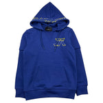 JOHN RICHMOND felpa chiusa con cappuccio tinta unita con stampa Blu per Bambino RBA25220FE BLU JOHN RICHMOND 