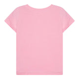 Guess T-Shirt Girocollo Tinta Unita con Stampa per Neonata K5GI14K6YW4N ROSA GUESS 