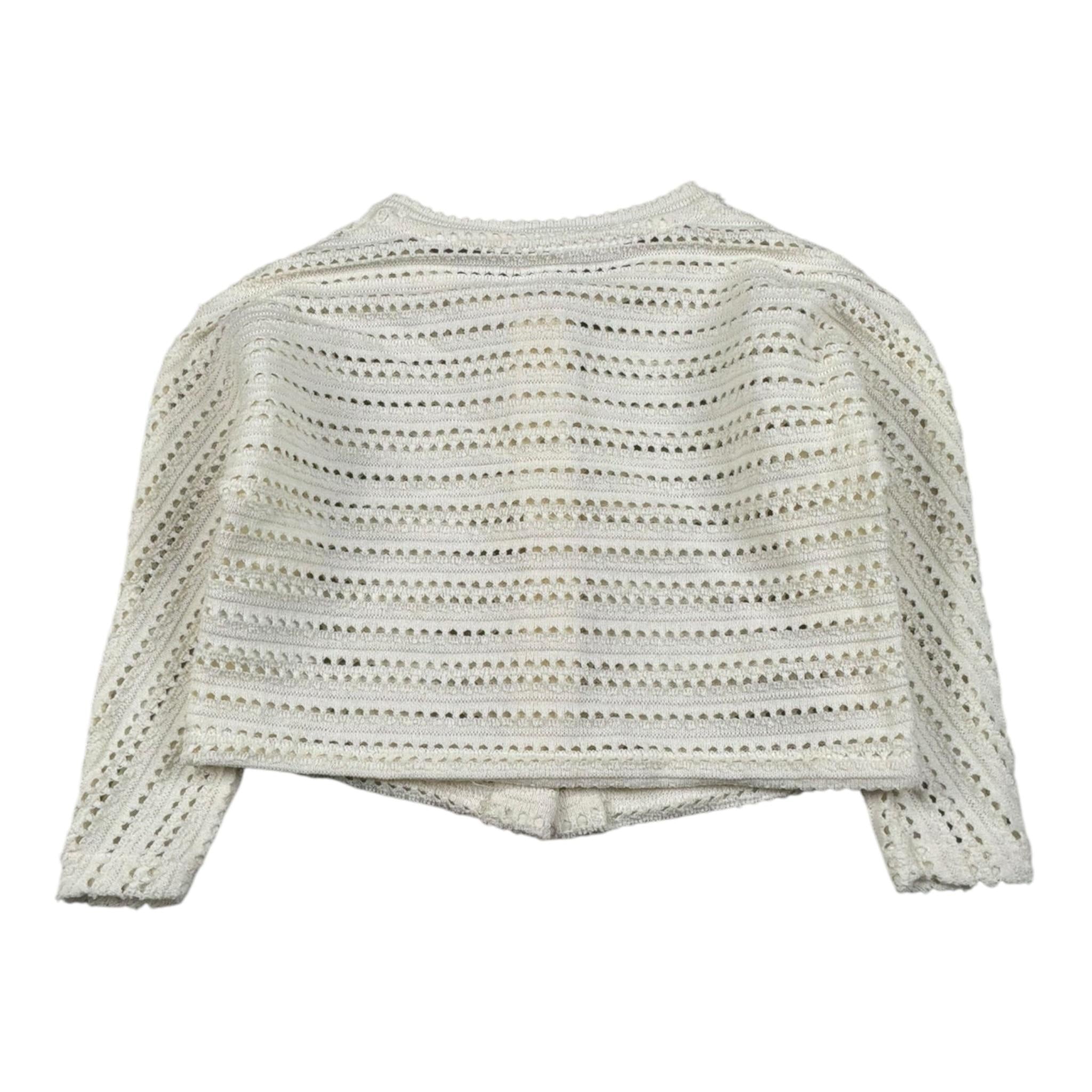 Lalalu' Cardigan In Maglia Traforato Panna per Bambina MGL70MB PANNA LALALU' 