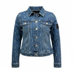 Daniele Alessandrini Giubbino In Denim Tinta Unita per Bambino 1235OD00258 BLU DANIELE ALESSANDRINI 