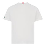 Saint Barth T-Shirt Girocollo Tinta Unita con Stampa per Neonato TSH00010467 BIANCO SAINT BARTH 