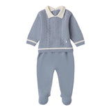 MINI BANDA completo 2 pezzi maglia-ghettina Azzurro per Neonato 3A659 AZZURRO MINI BANDA 
