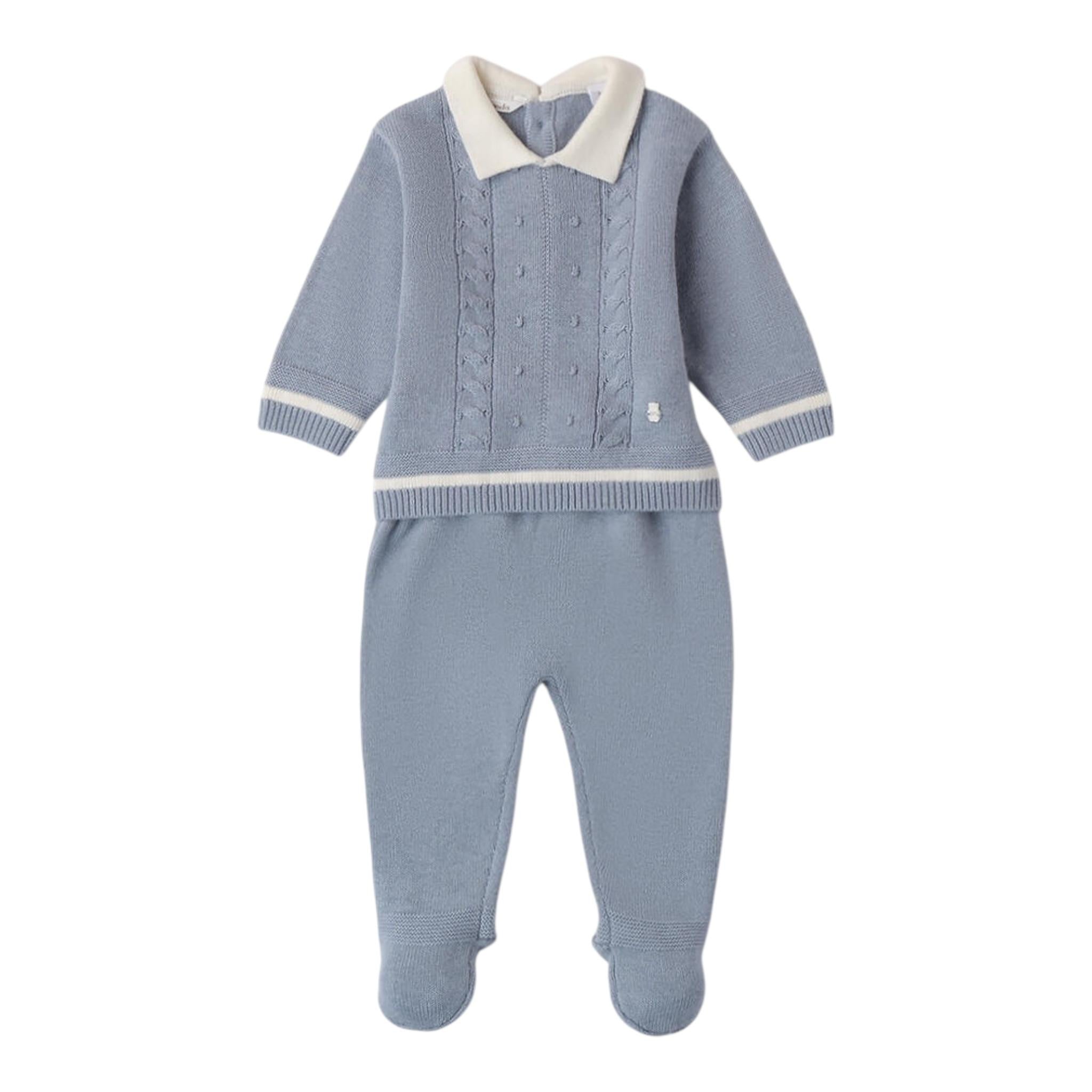 MINI BANDA completo 2 pezzi maglia-ghettina Azzurro per Neonato 3A659 AZZURRO MINI BANDA 