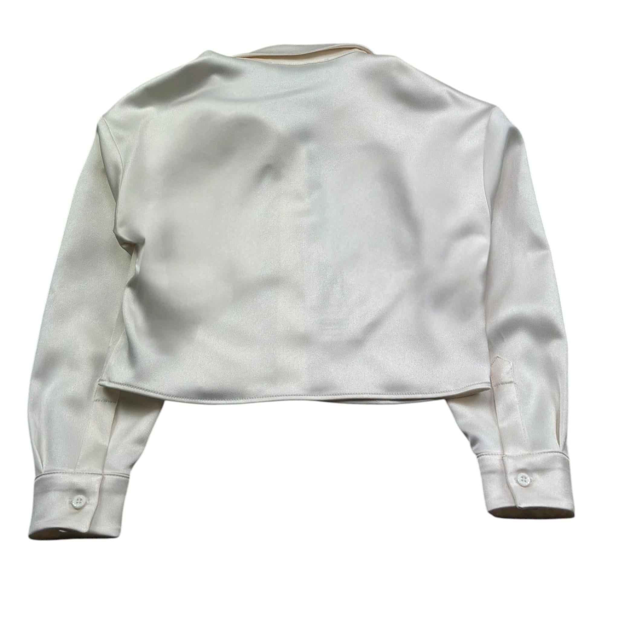 Gaelle Camicia Manica Lunga Tinta Unita con Strass per Bambina 2745CY00360XX AVORIO GAELLE 