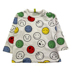 LOSAN shirt girocollo tinta unita con stampe in conrasto Bianco per Neonato 51030786041008 BIANCO LOSAN 