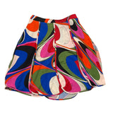 Emilio Pucci Multicolor Skirt With Multicolor Shorts For Girls