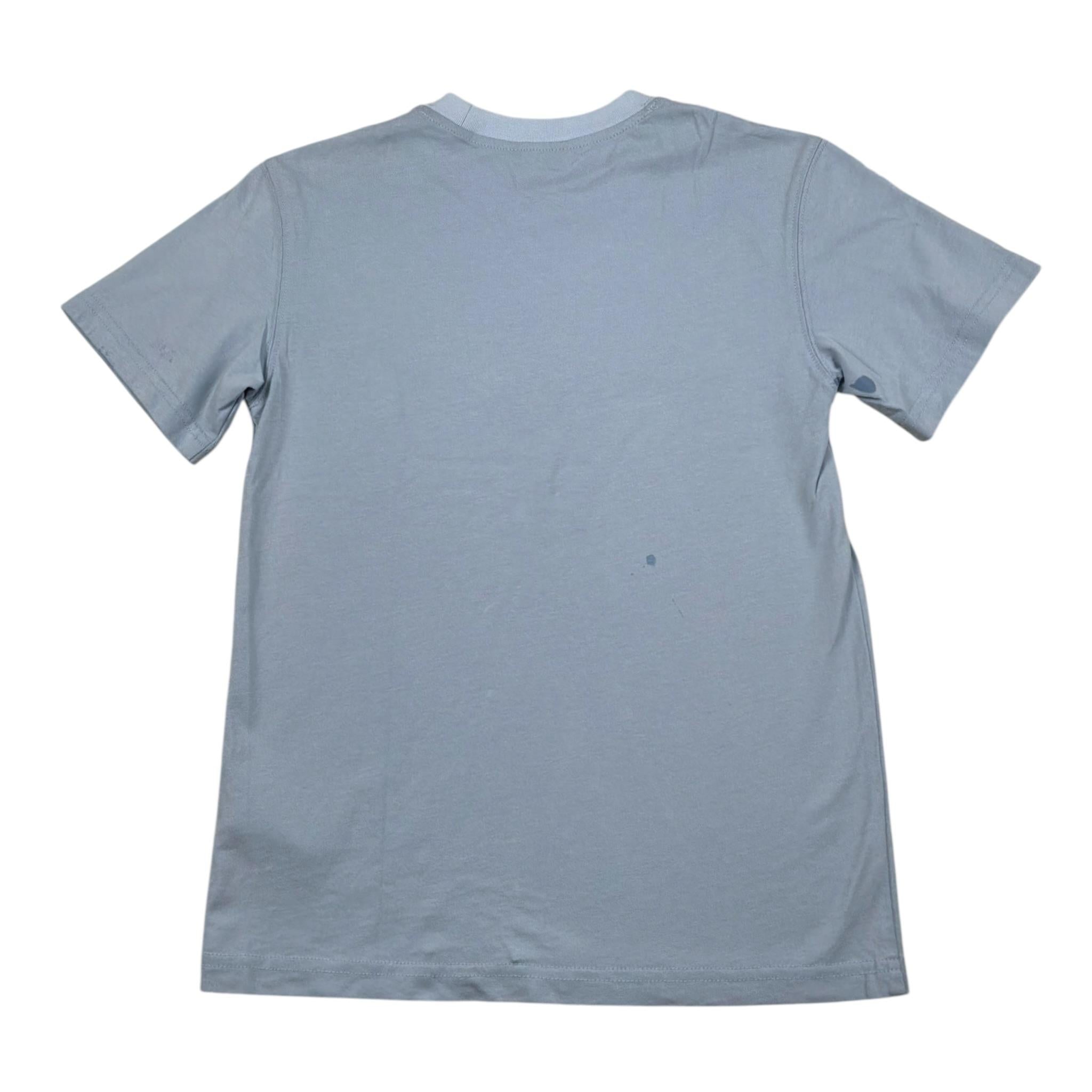 Refrigiwear T-Shirt Girocollo Tinta Unita con Stampa per Bambino 140TRMJS25 AZZURRO REFRIGIWEAR 