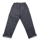 Numbers Jeans Solid Color With Elastic Waist Blue For Boys