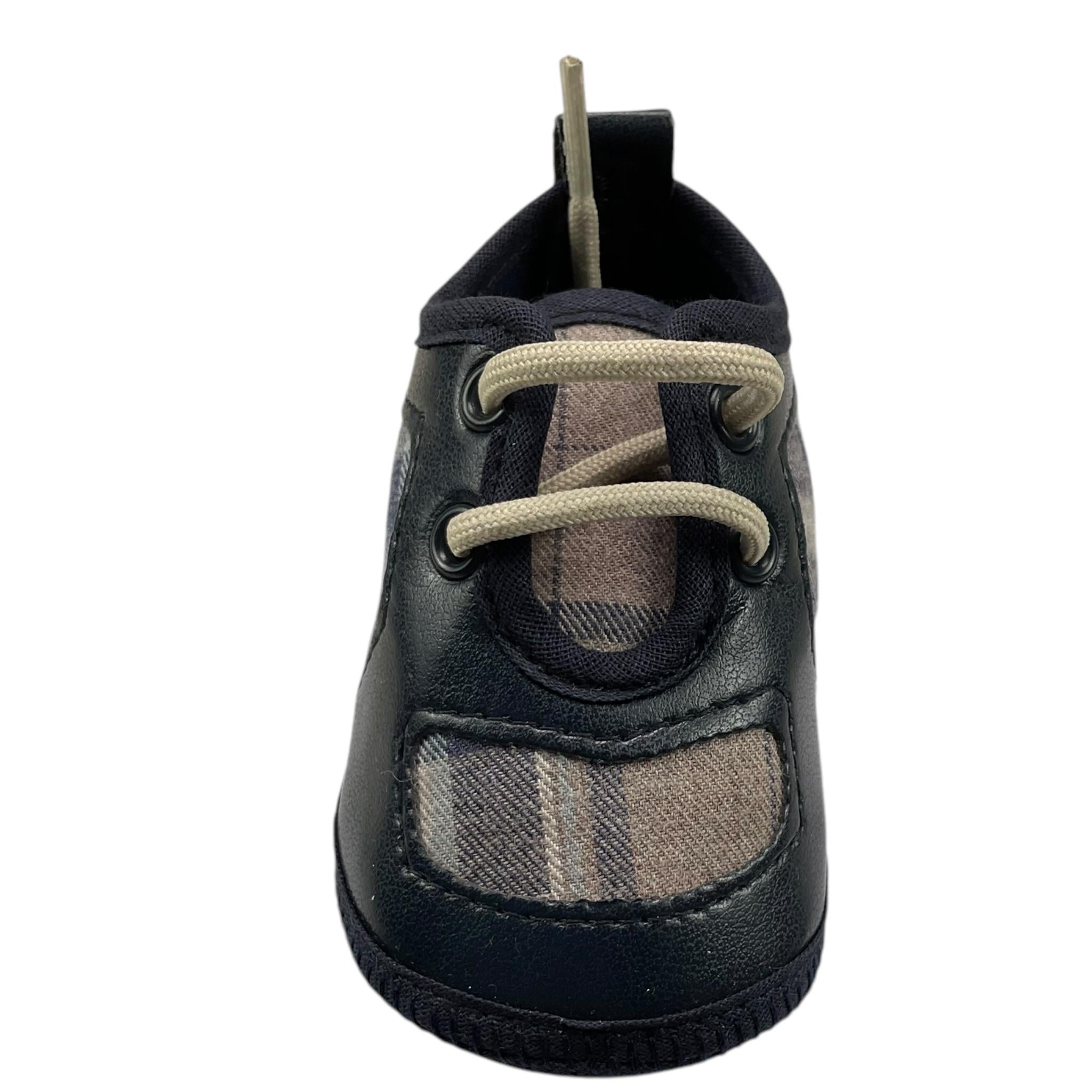 LALALU' sneakers tinta unita con stampe Blu per Neonato SL03N BLU LALALU' 