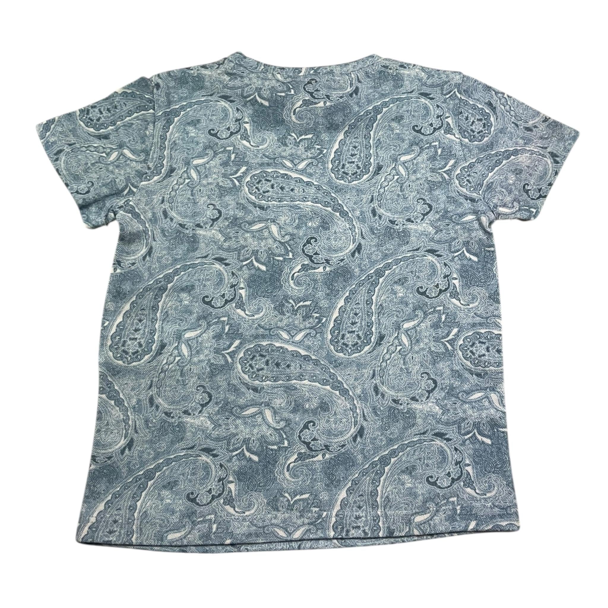 M+E' T-Shirt Girocollo Tinta Unita con Stampe per Neonato UEM0561N AZZURRO M+E' 