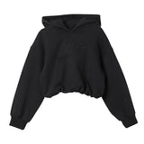 ELISABETTA FRANCHI felpa tinta unita con cappuccio Nero per Bambina EFFE134X NERO ELISABETTA FRANCHI 