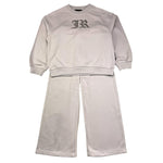 JOHN RICHMOND completo 2 pezzi felpa-pantalone tinta unita Lilla per Bambina RBA25002CF LILLA JOHN RICHMOND 