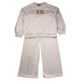 JOHN RICHMOND completo 2 pezzi felpa-pantalone tinta unita Lilla per Bambina RBA25002CF LILLA JOHN RICHMOND 