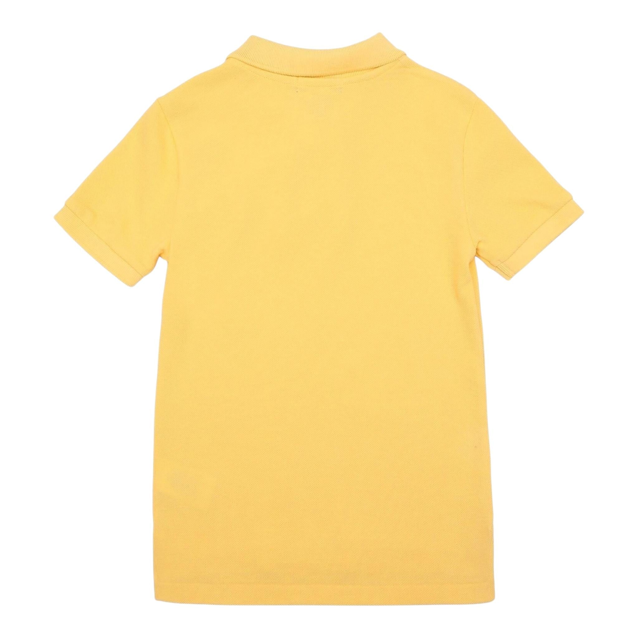 RALPH LAUREN polo manica lunga tinta unita con logo Giallo per Bambino 322703632062 GIALLO RALPH LAUREN 