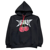 DO NOT CONFORM felpa chiusa con cappuccio tinta unita con stampa ciliegie Nero per Bambino FE027 NERO DO NOT CONFORM 