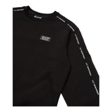 EMPORIO ARMANI felpa tinta unita girocollo con stampa Nero per Bambino 6DBM63 NERO EMPORIO ARMANI 