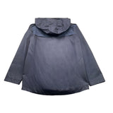 Herno Plain Jacket With Buttons And Hood Blue For Boys