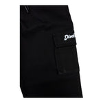DISCLAIMER pantalone tinta unita con elastico in vita modello a palazzo Nero per Bambina 24IDK58303 NERO DISCLAIMER 