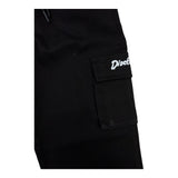 DISCLAIMER pantalone tinta unita con elastico in vita modello a palazzo Nero per Bambina 24IDK58303 NERO DISCLAIMER 