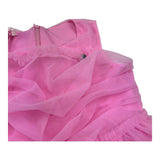 Liu Jo Abito Tinta Unita con Tulle per Neonata KA5115X ROSA LIU JO 