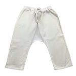TEDDY E MINOU pantalone tinta unita con elastico in vita Bianco per Bambina I24PT007V6014J BIANCO TEDDY E MINOU 