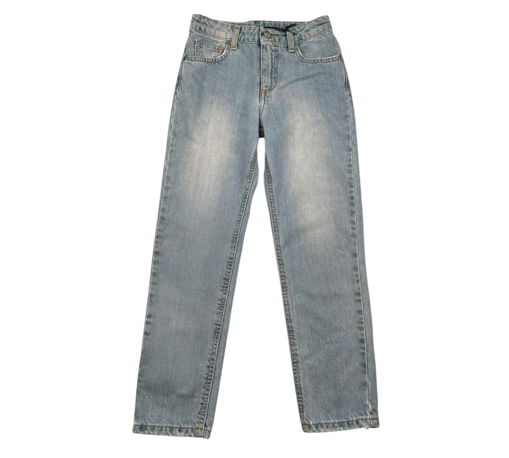 Just Cavalli Jeans Tinta Unita con Girovita Regolabile per Bambino JBP26078JE AZZURRO JUST CAVALLI 