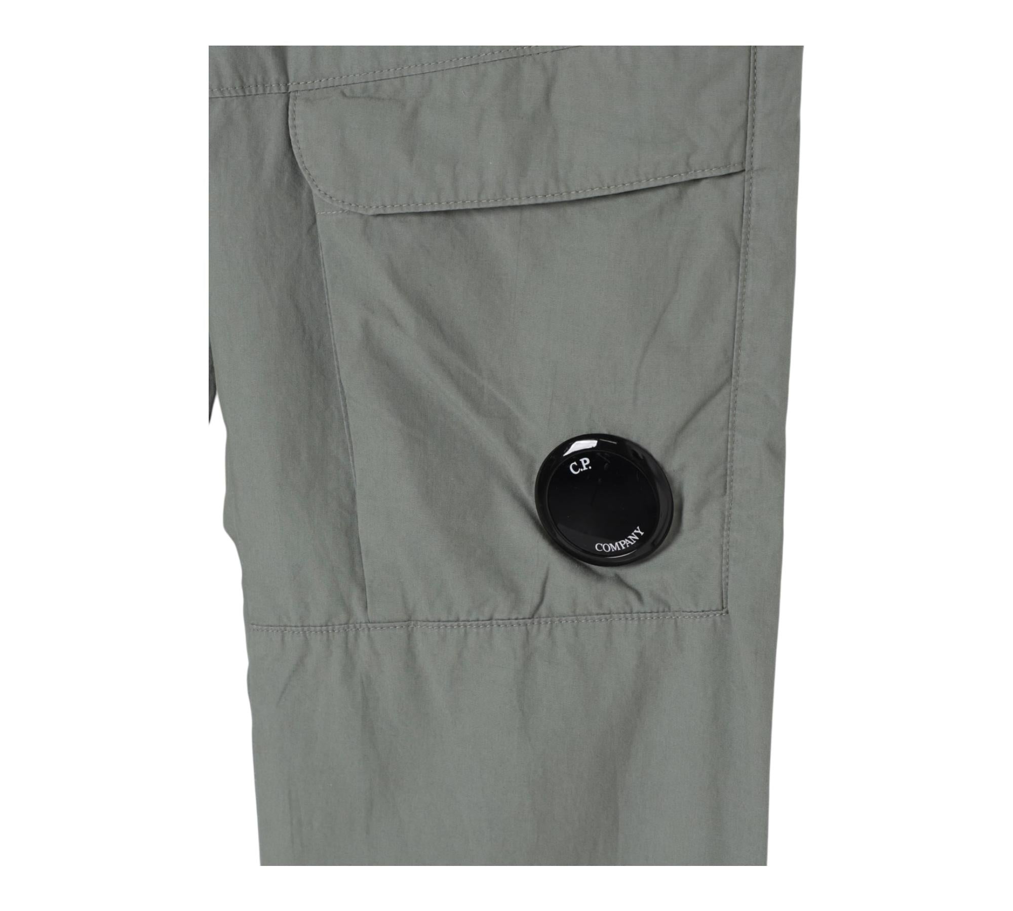 C.P. Company Pantalone Tinta Unita con Elastico In Vita per Bambino CMP00M VERDE C.P. COMPANY 