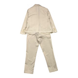 Sp1 Complete 2 Piece Jacket-Pants Solid Color Cream For Boys