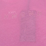 John Richmond T-Shirt Girocollo Tinta Unita con Logo per Bambina RGP26017TS ROSA JOHN RICHMOND 